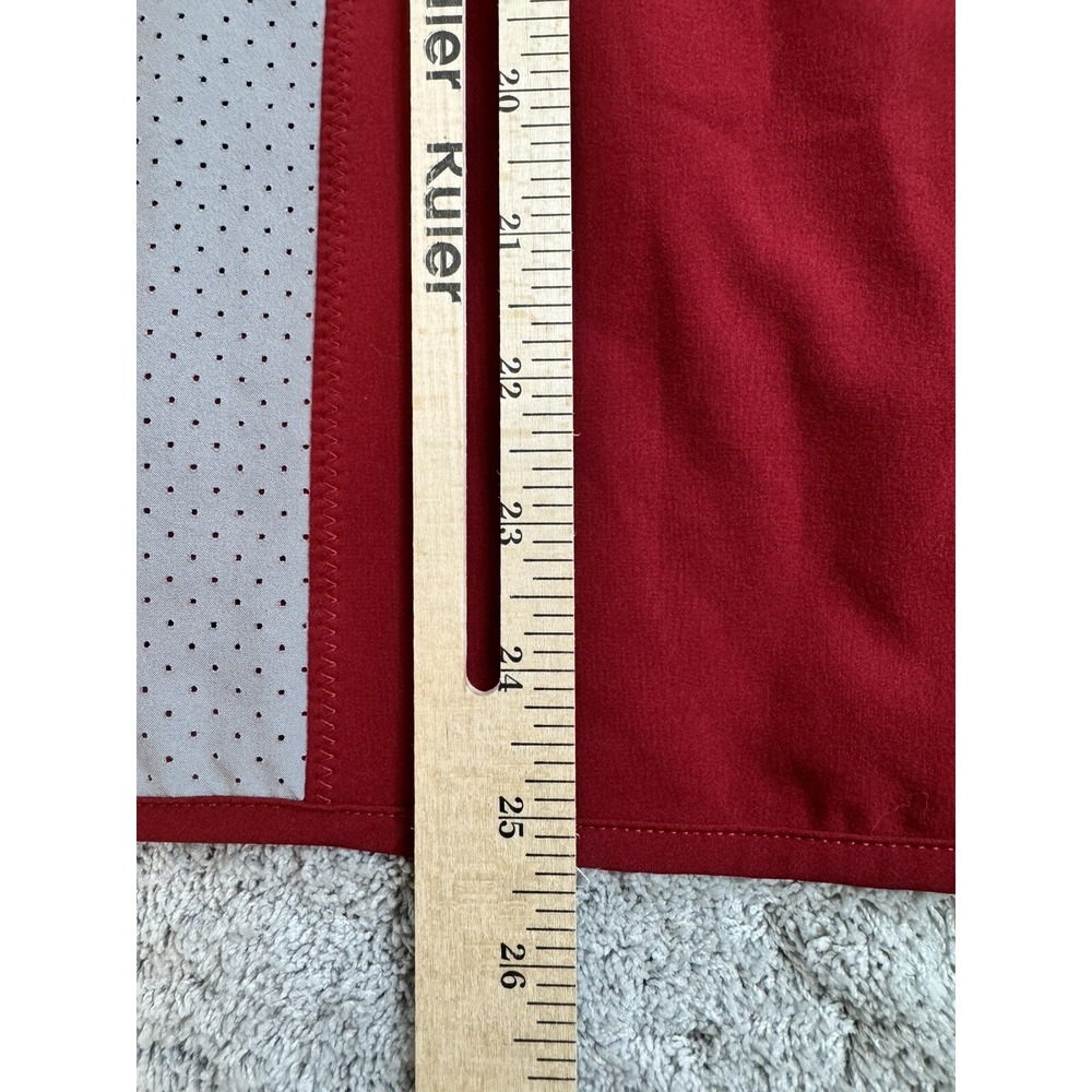 Under Armour Jacket Women's Size XS Golf Full Zip Burgundy Lightweight - Picture 6 of 9